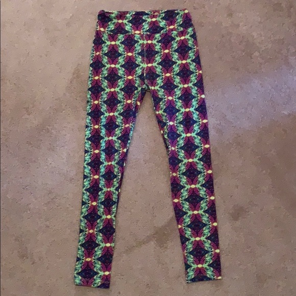 Lularoe leggings psychedelic tie dye OS swirls - Picture 1 of 3